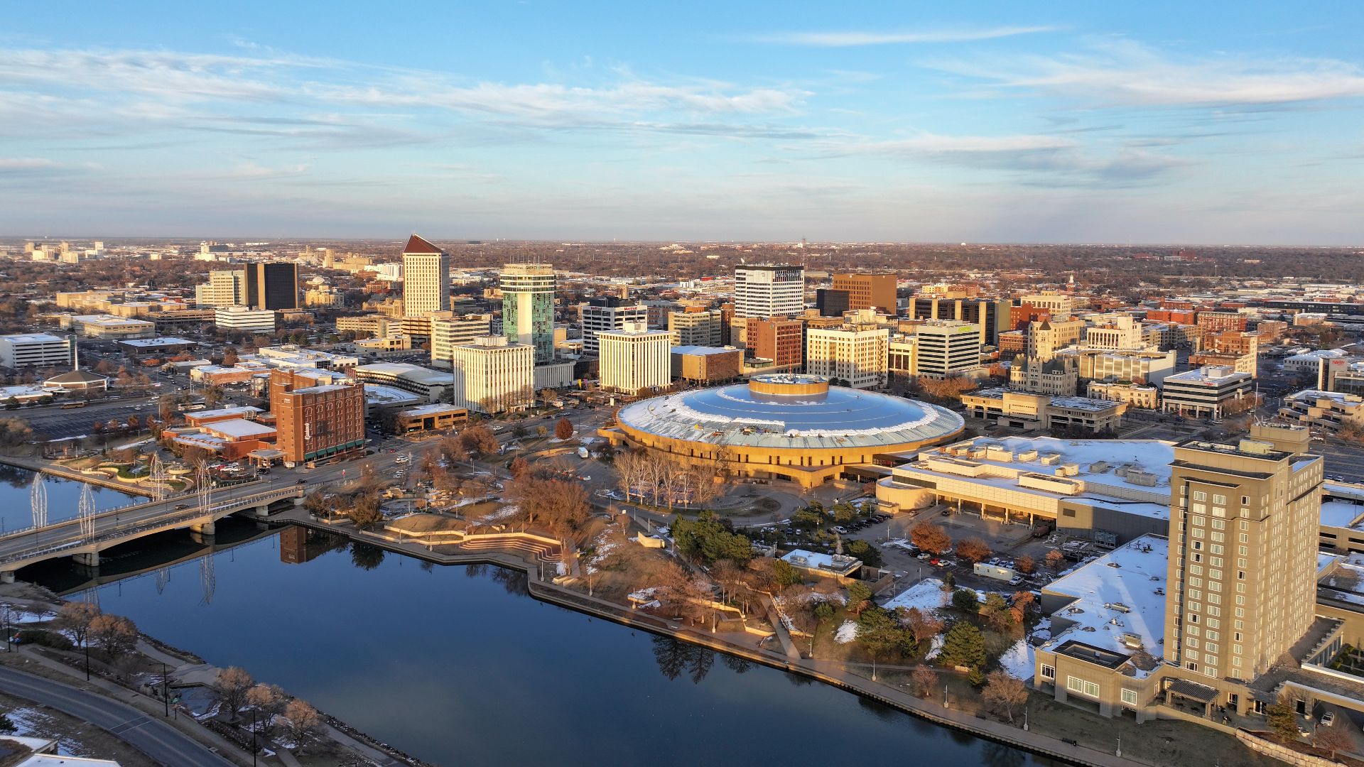 File:Wichita, Kansas skyline aerial view.jpg