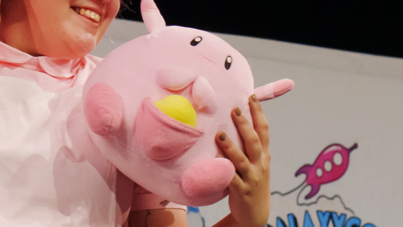 File:GalaxyCon Columbus 2024 Craftsmanship Cosplay Contest - Nurse Joy Cosplayer.jpg