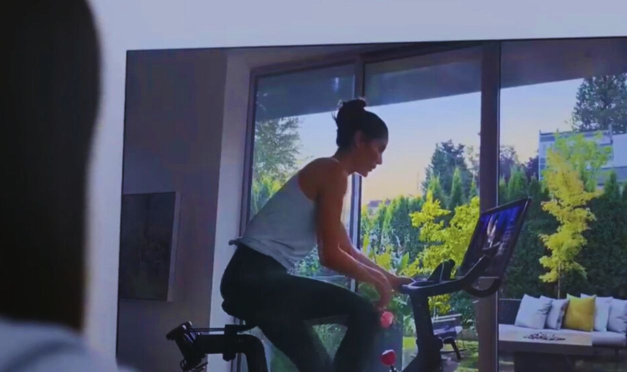 Screenshot from Peloton Advertisement (2019)
