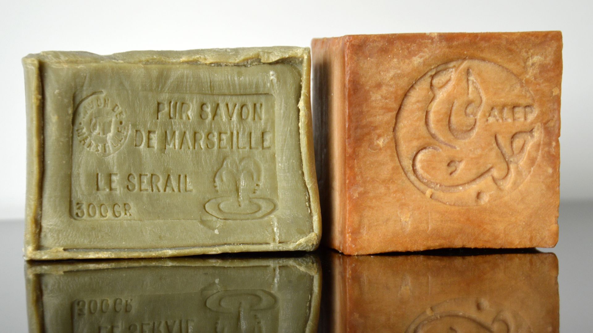 File:Bars of pure Marseille and Aleppo soap, 2024.jpg