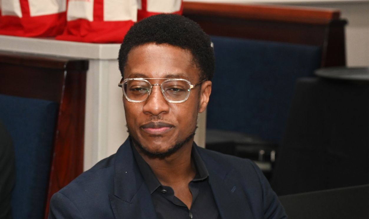 (L-R) Ice Cube and Damola Adamolekun attend as Red Lobster and BIG3 celebrate the end of the basketball league's eighth season with a dinner ahead of the final championship game at Red Lobster on August 23, 2025 in Orlando, Florida.