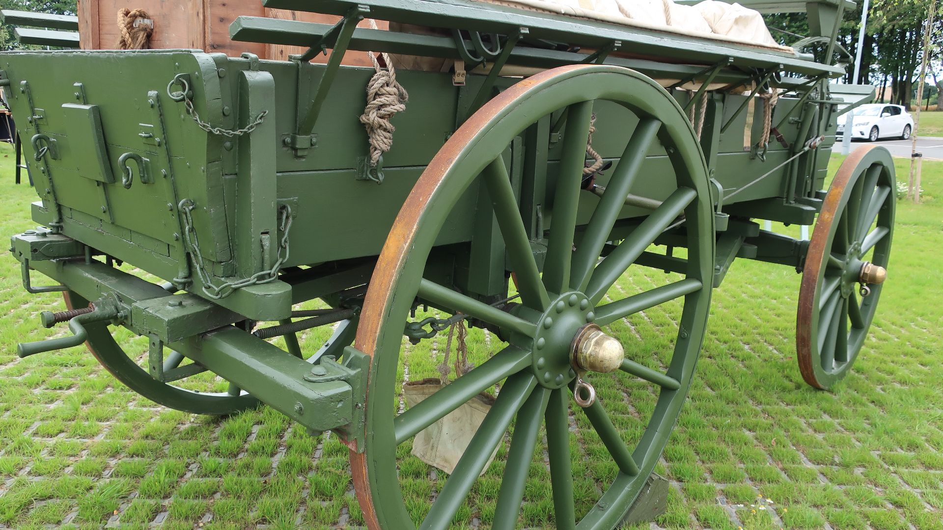 File:British Army - First World War general service wagon - rear corner view.jpg