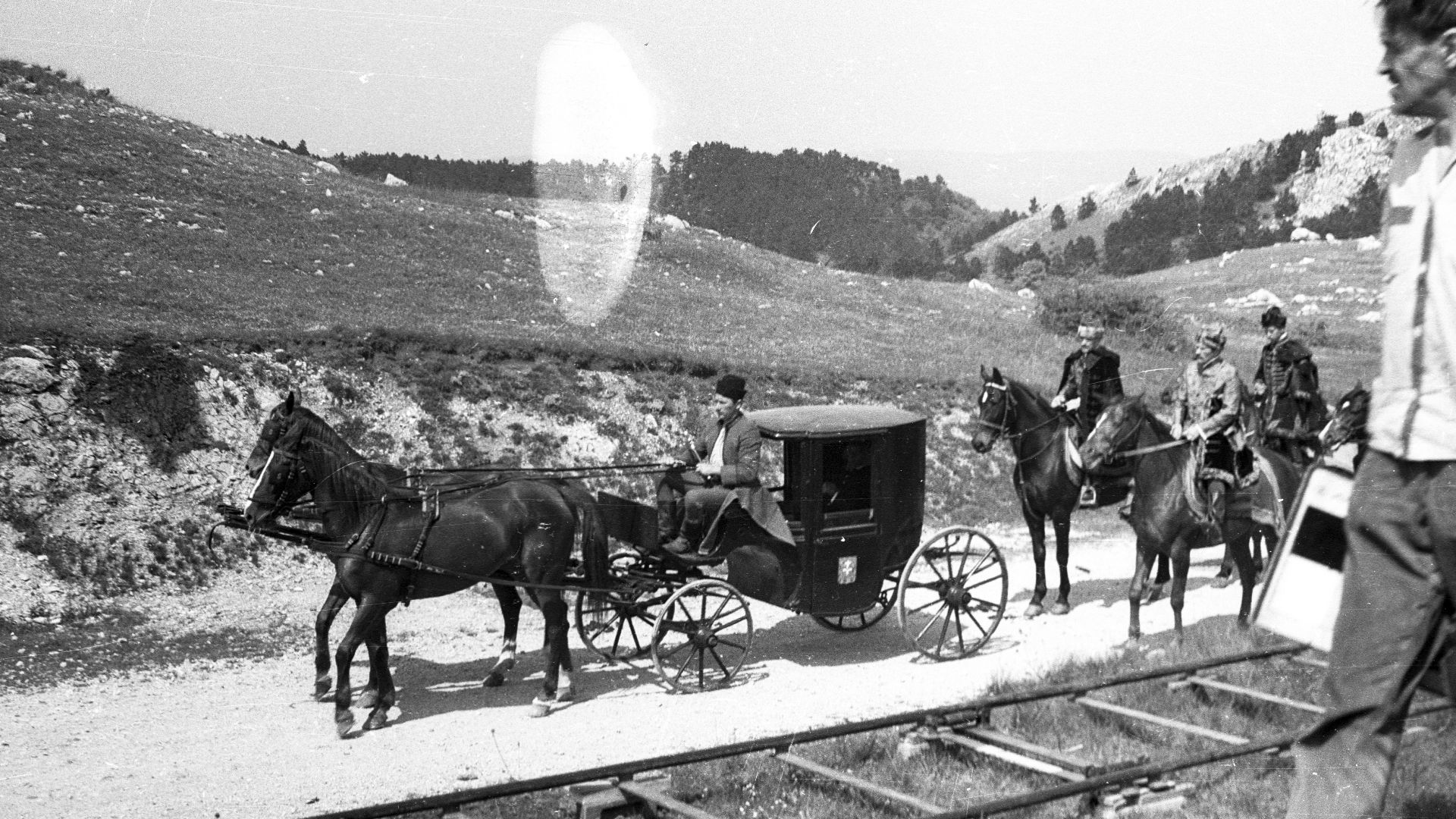 File:Carriage, coach, filming Fortepan 93600.jpg