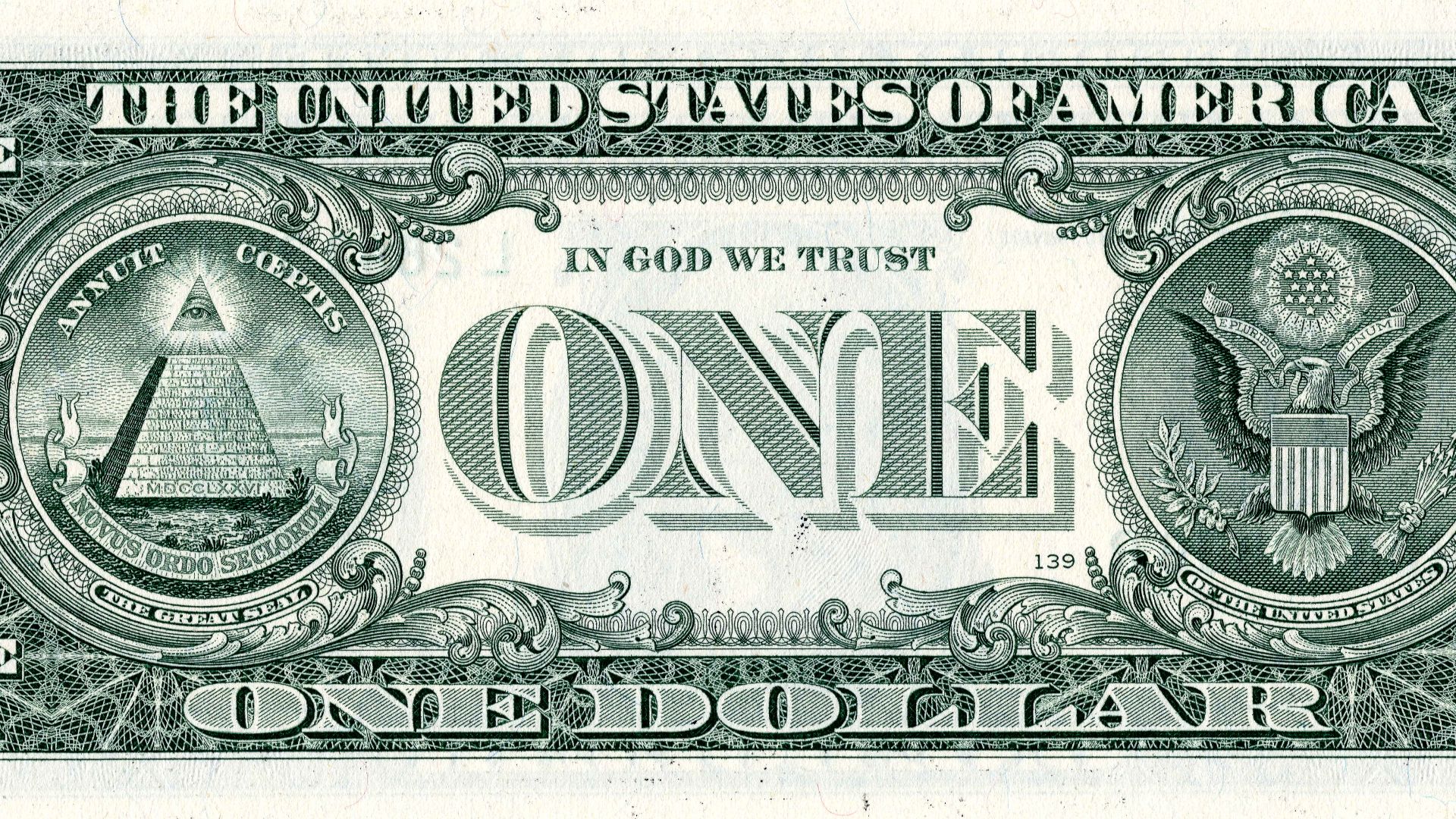 File:Back of the Series 2013 $1 Federal Reserve Note.jpg