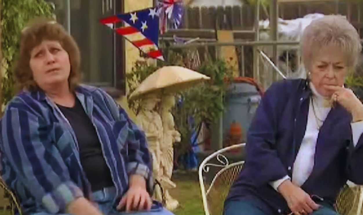 Screenshot from Who the $&% Is Jackson Pollock? (2006)