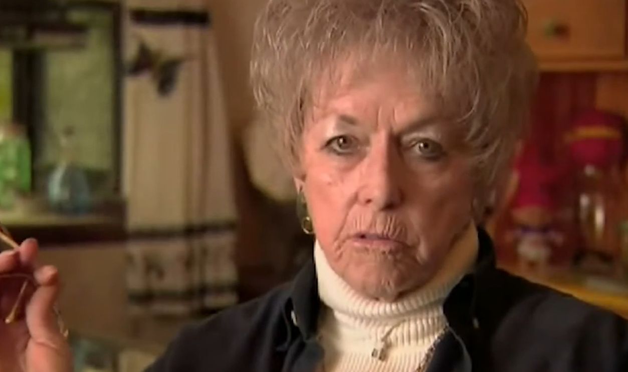 Screenshot from Who the $&% Is Jackson Pollock? (2006)