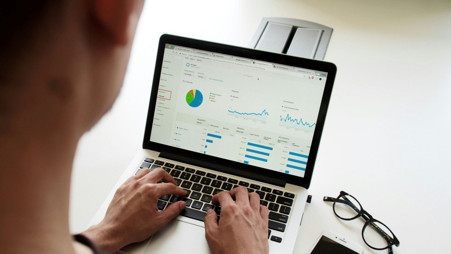 person using MacBook Pro