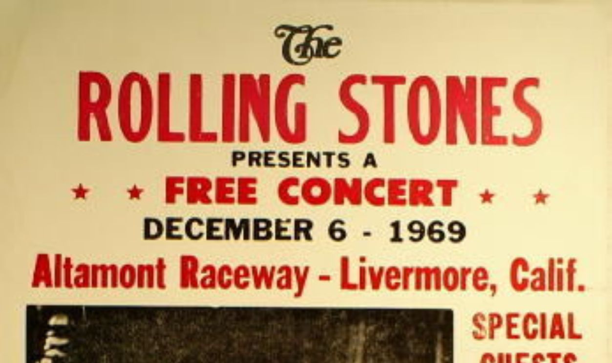 Rolling Stones Concert Poster