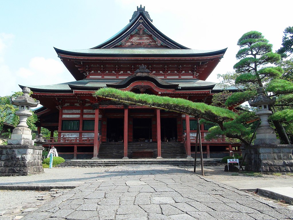 Kai-Zenkoji-temple main hall of a Buddhist temple Kofu-city Yamanashi Japan