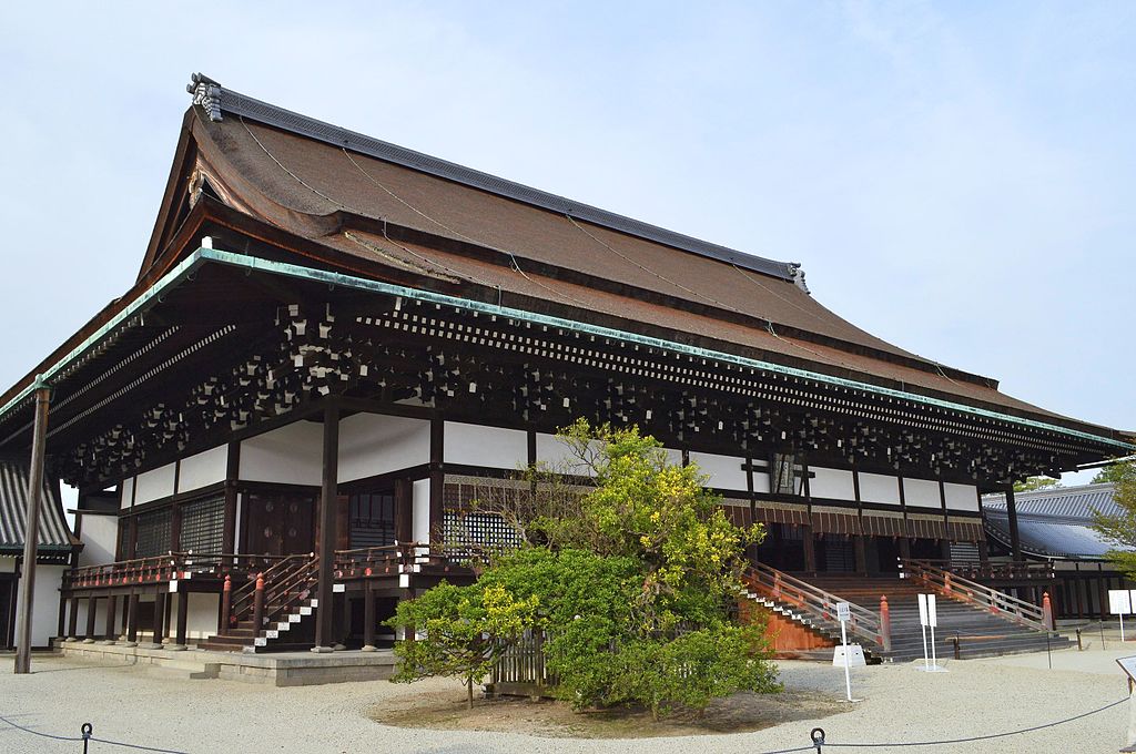 Photo of The Shishinden a majestic building in the Kyoto Imperial Palace