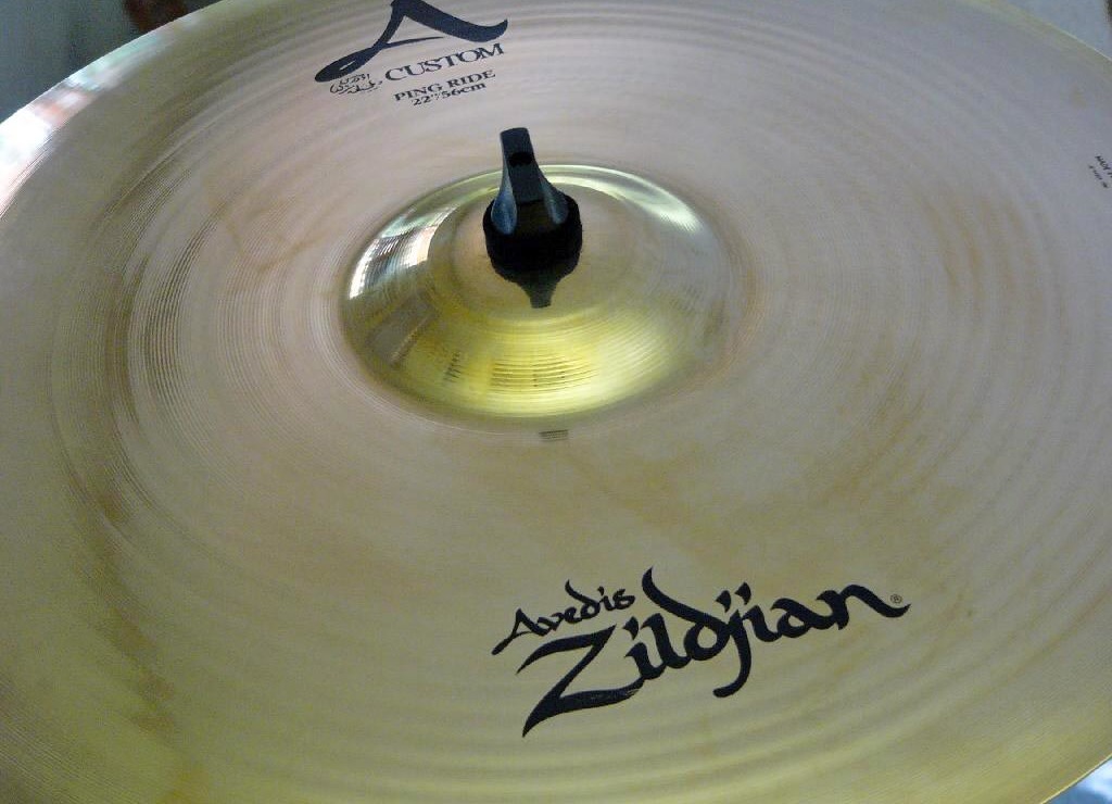 Close Up Photo of Zildjian A Custom 22