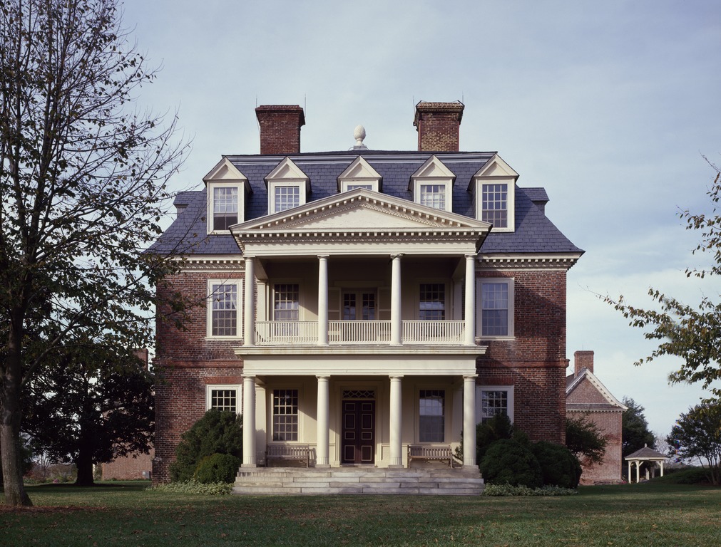 Manor Home Of Shirley Plantation, Virginia's Oldest Plantation, Founded In 1613