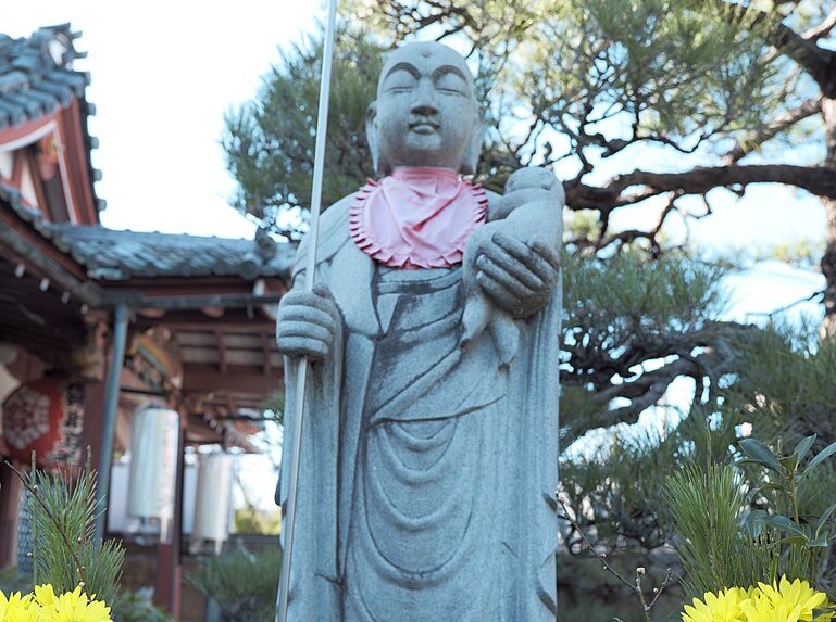 Buda statue At Sosen-ji Temple in the Shimogyo-ku district of Kyoto