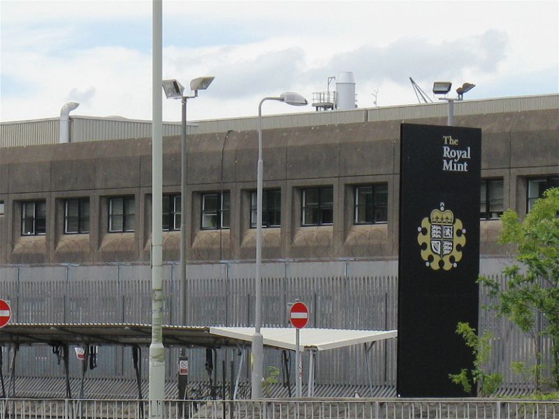 Headquarters of The Royal Mint in Llantrisant, Rhondda Cynon Taf, Wales