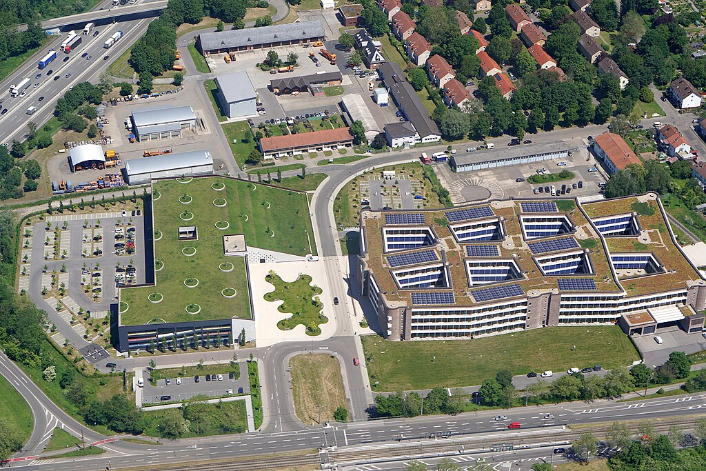 The dm-dialogicum in Karlsruhe, the company's new headquarters