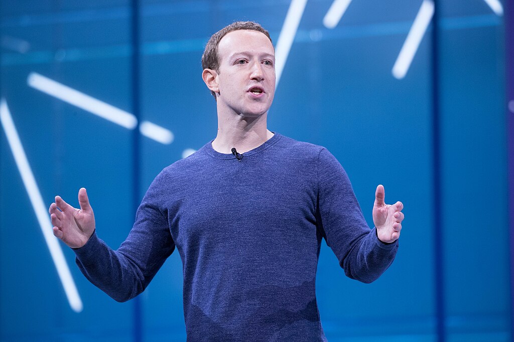 Portrait Photo of Mark Zuckerberg at F8 2018 in Keynote