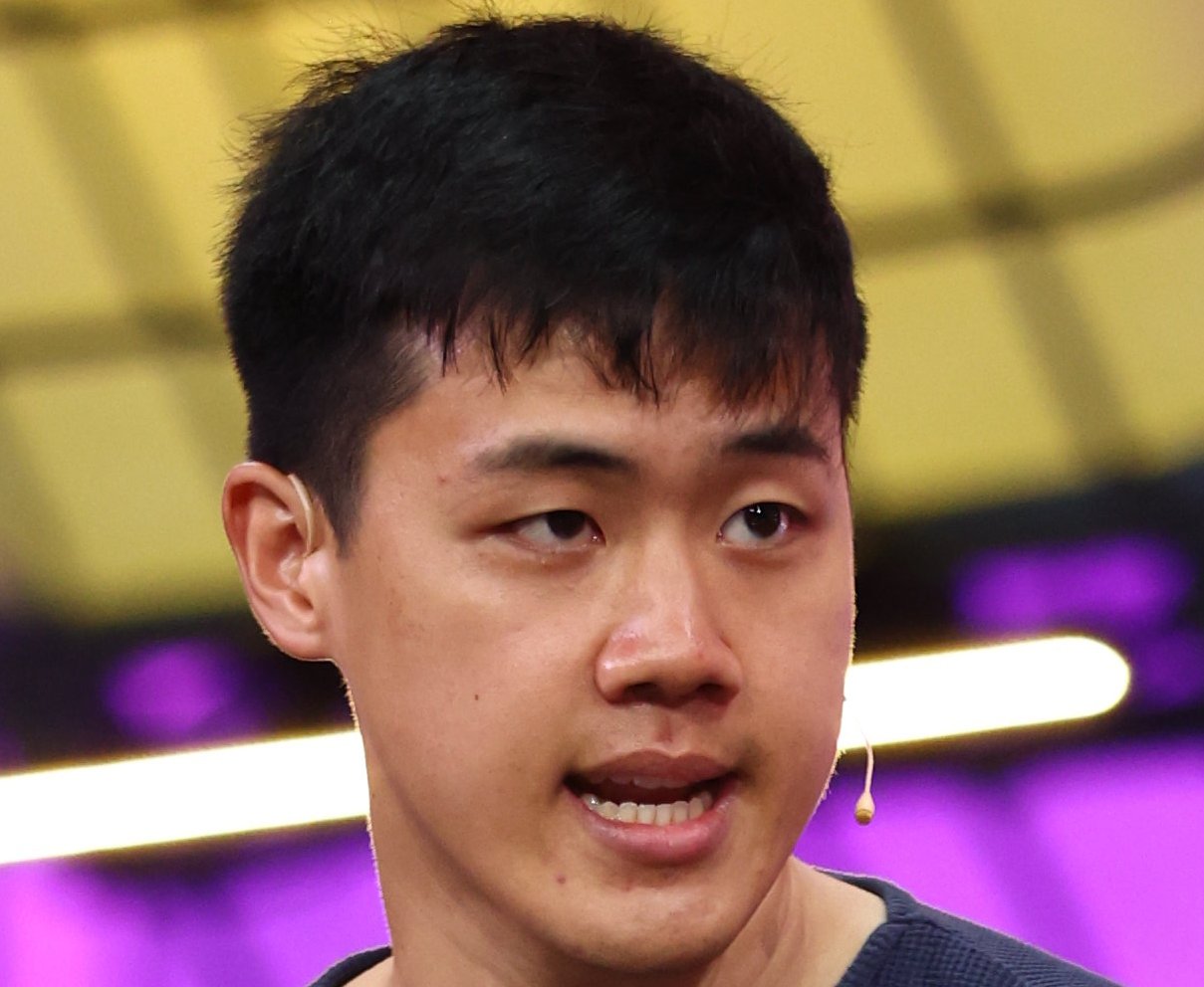 Andy Fang speaking on Centre Stage during day two of Collision 2022