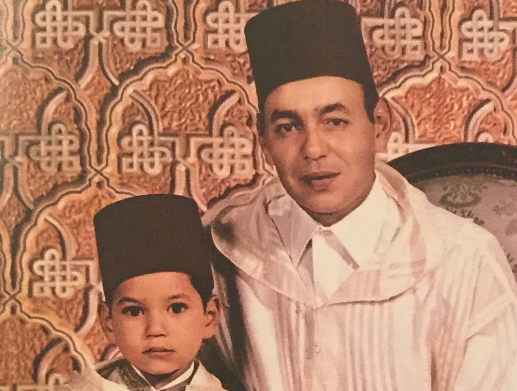 King Hassan II with Mohammed VI