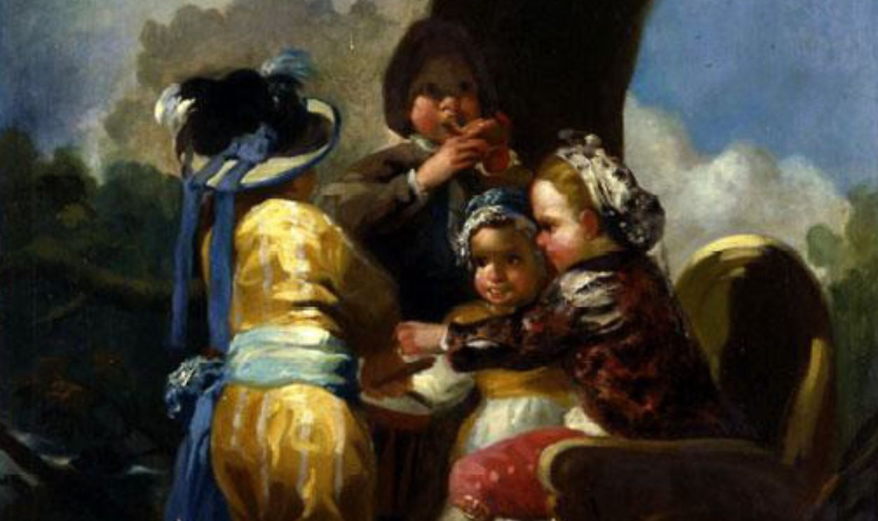 Children With A Cart