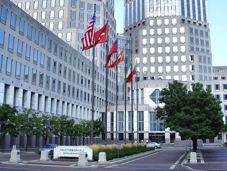 Photo of Procter & Gamble headquarters building in Cincinnati.