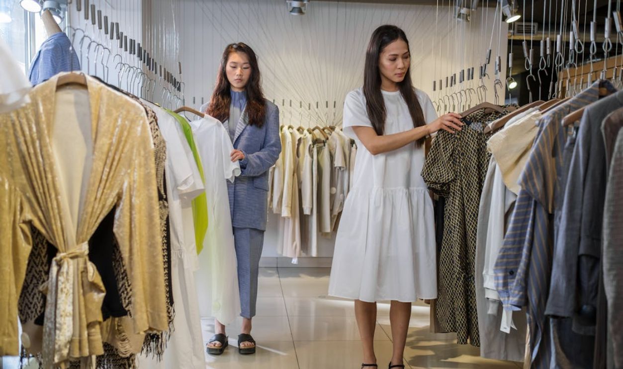 Woman doing shopping