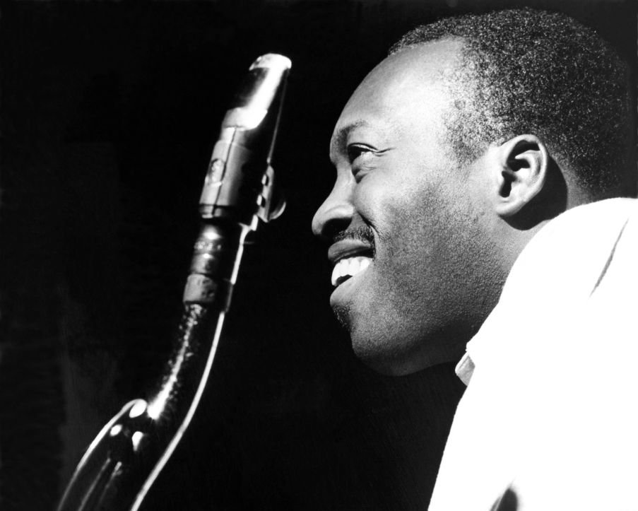 Publicity image of American jazz saxophonist Hank Mobley