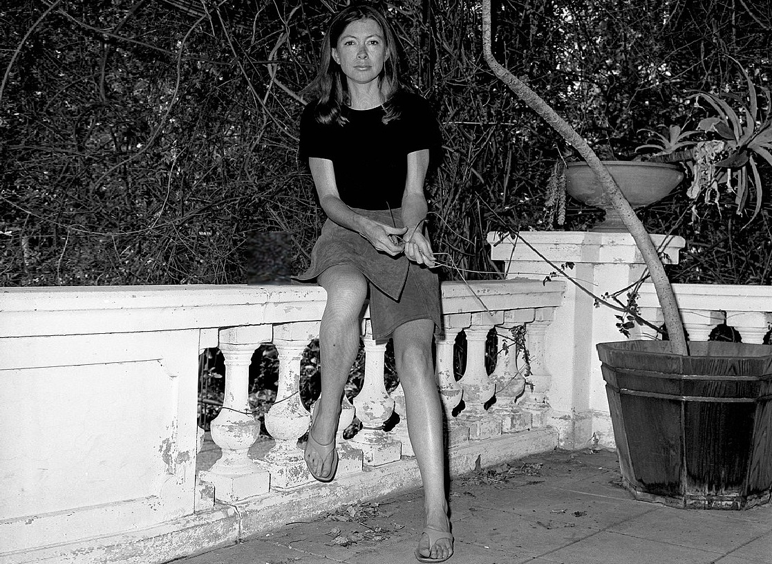 Author Joan Didion in Los Angeles on August 2, 1970