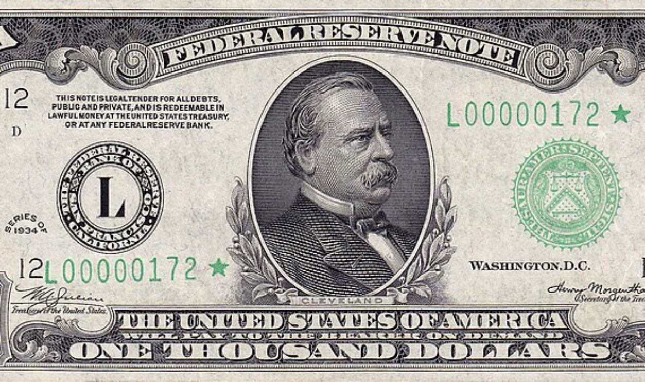 1928 $1,000 Bill (Cont.)