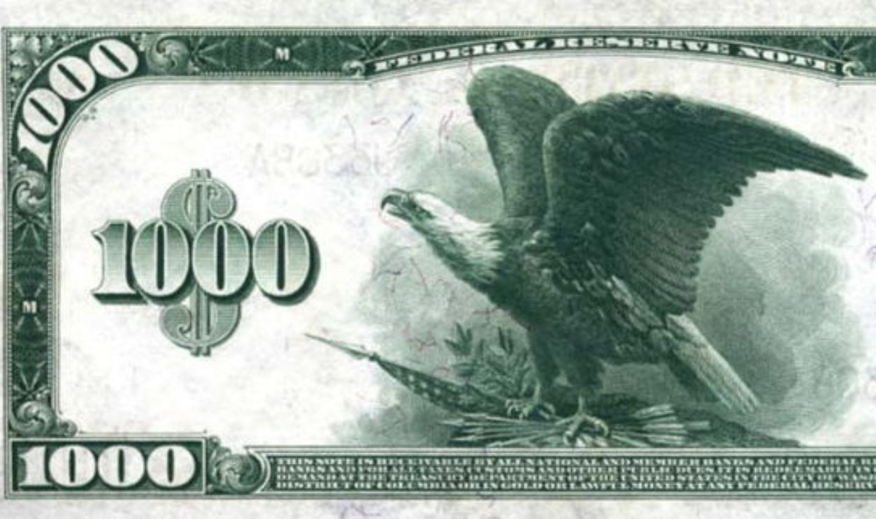1918 Alexander Hamilton $1,000 Banknote (Cont.)