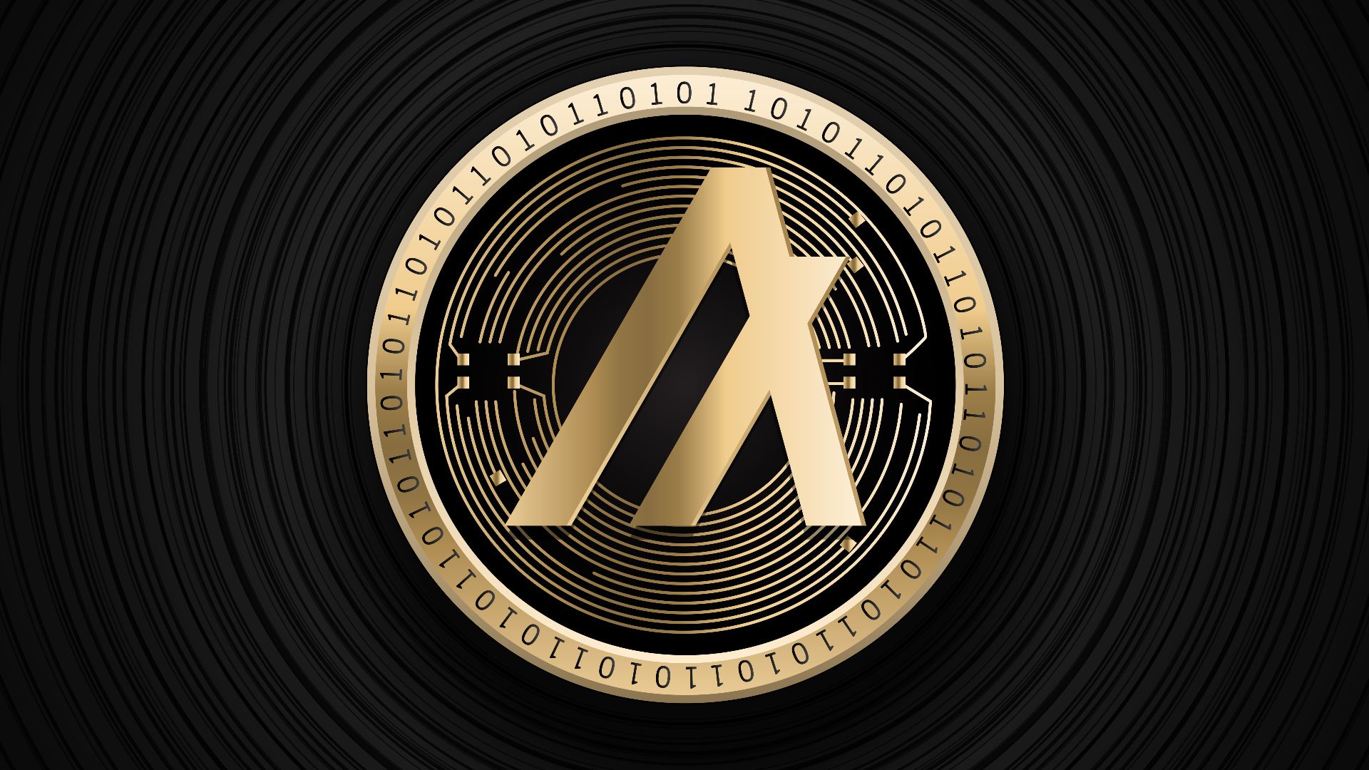 File:Algorand ALGO cryptocurrency coin logo vector banner and background illustration.jpg