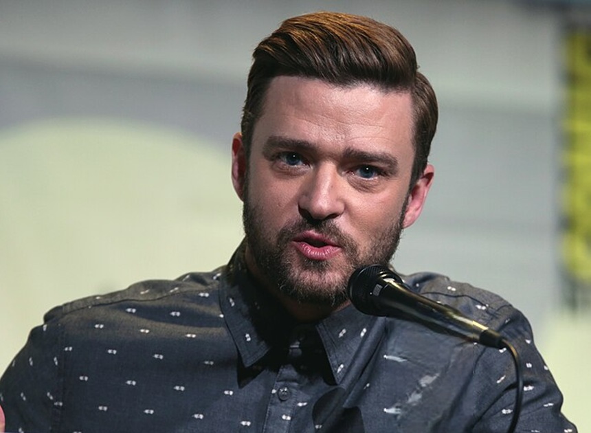 Justin Timberlake speaking at the 2016 San Diego Comic Con International