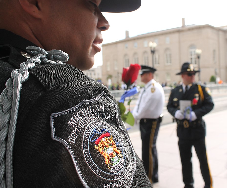 Michigan Department Of Corrections Honor Guard In Dc - May 2015 