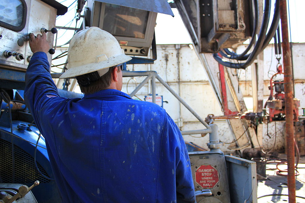 Workers On The Rig Deck