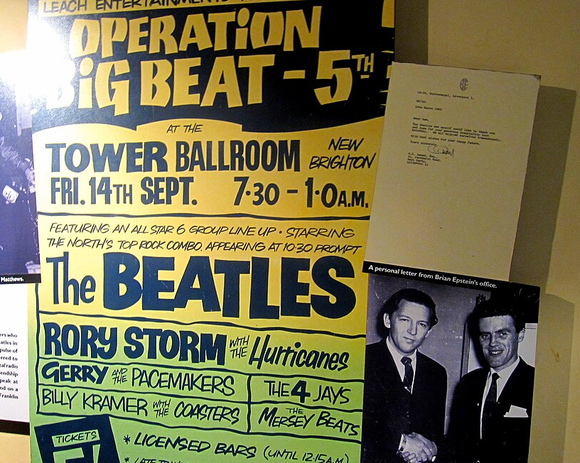 Early Beatles Concert Poster.