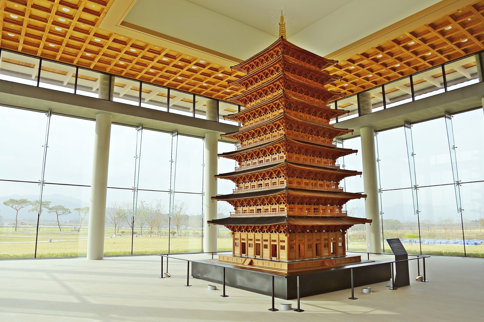 A Scale Model Of Hwangnyongsa Pagoda