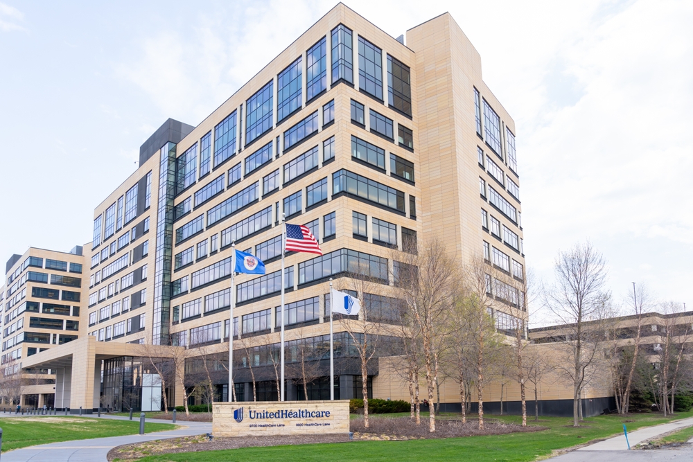 UnitedHealthcare headquarters in Minnetonka, Minnesota, USA, May 5, 2023