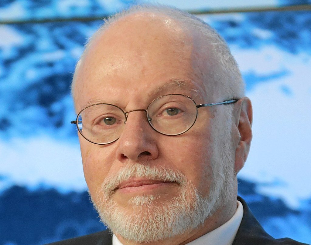 Paul Singer, Principal, Elliott Management, USA is seen during the session 'The Global Financial Context - Reinforcing Critical Systems'