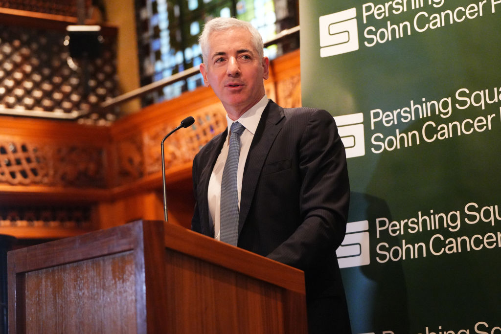 Bill Ackman speaks at The 2024 Pershing Square Foundation Prize Dinner