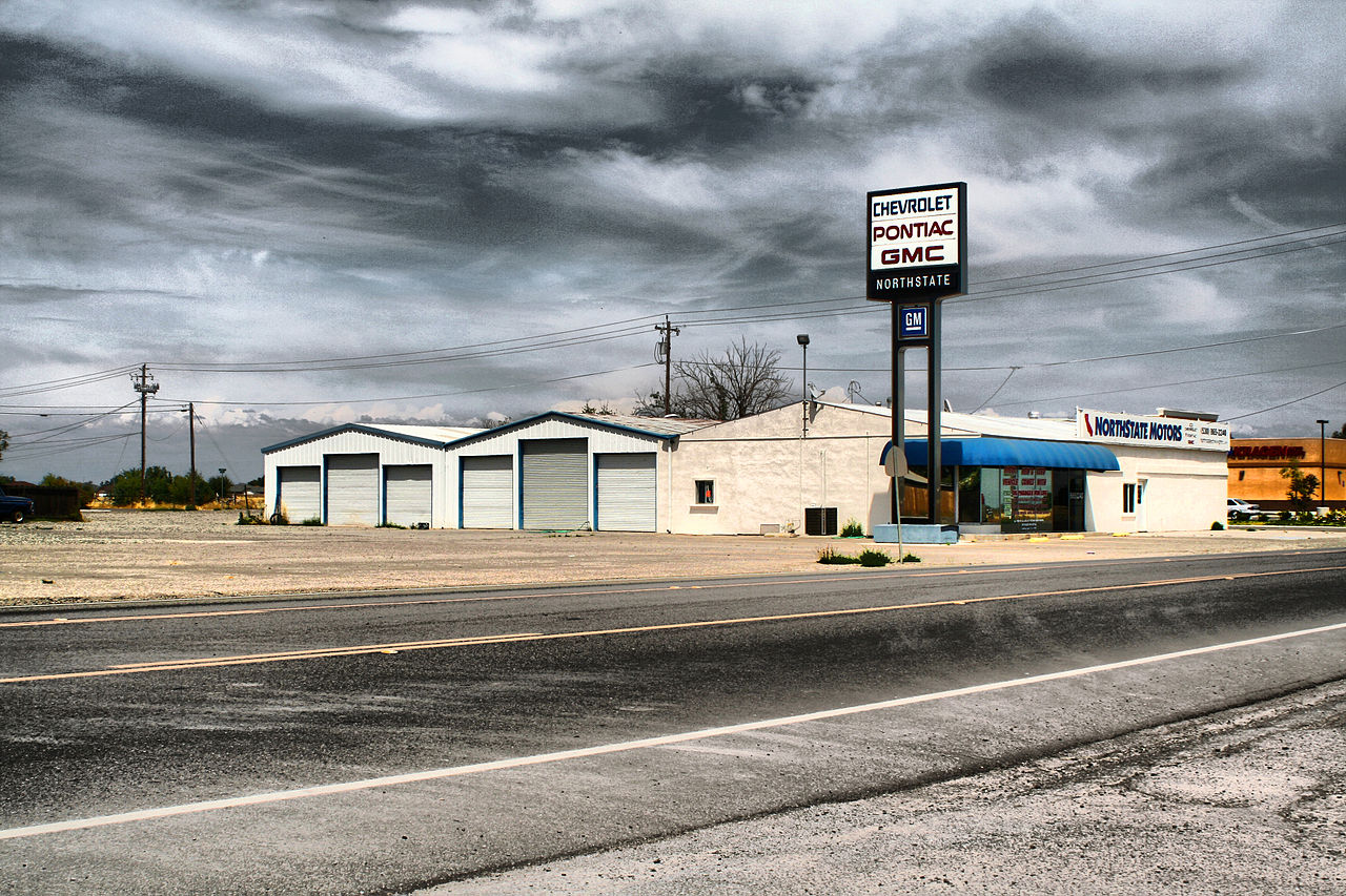 An automobile dealership in Orland, California