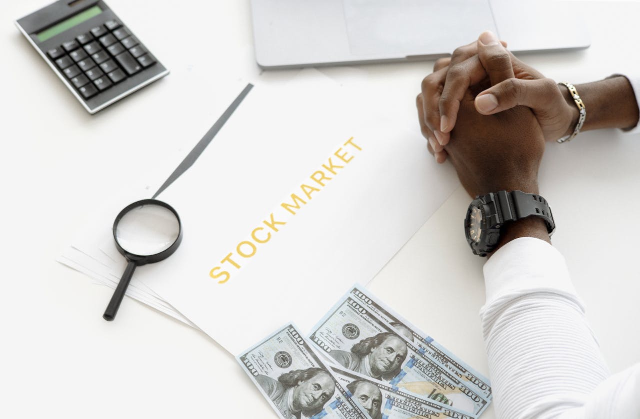 Stock market concept photo