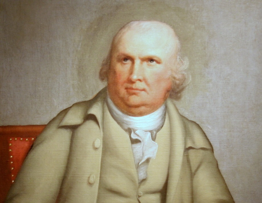 Oil on canvas painting of Robert Morris
