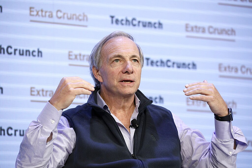 Bridgewater Associates Founder & Co-Chairman/Co-CIO Ray Dalio speaks onstage