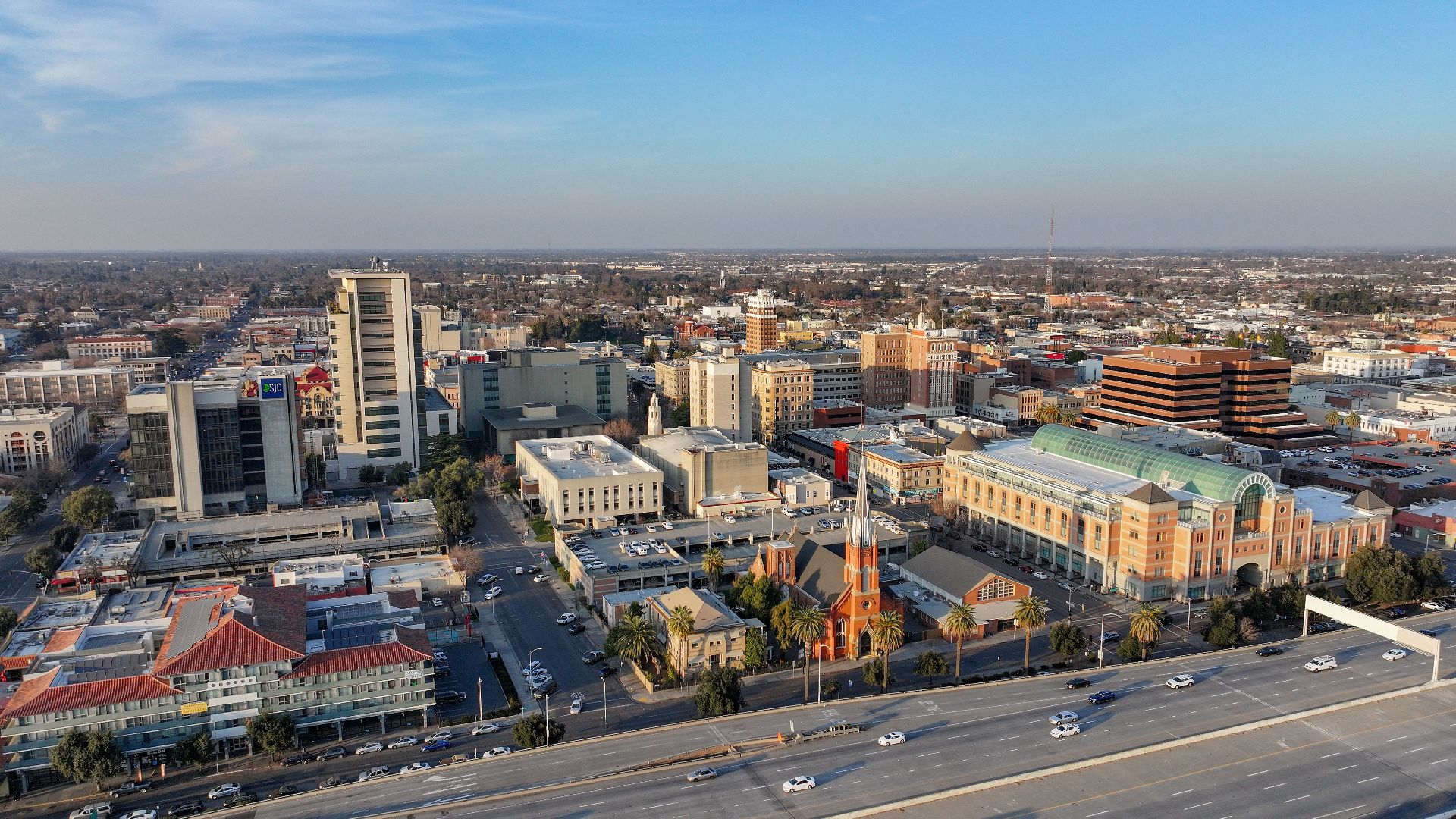 File:Aerial view of Stockton, California skyline.jpg