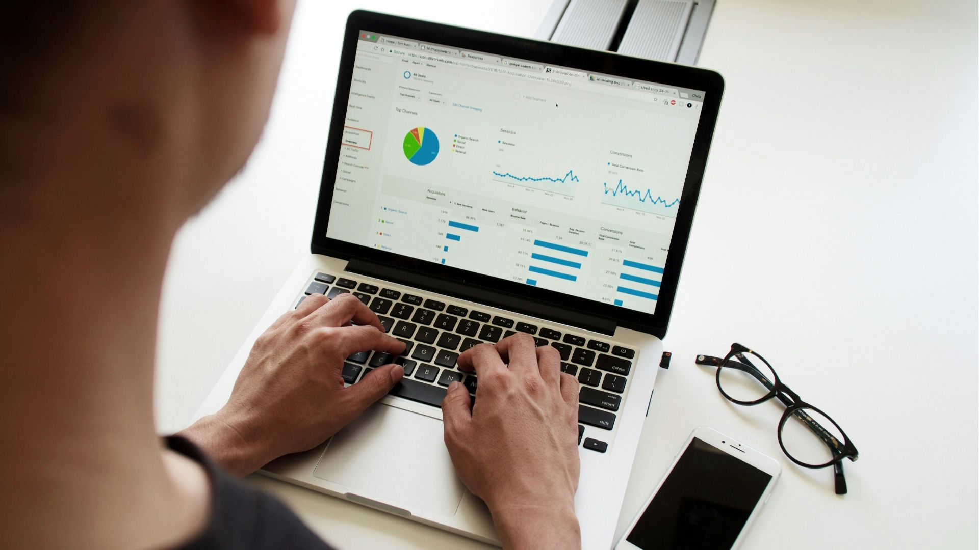 person using MacBook Pro