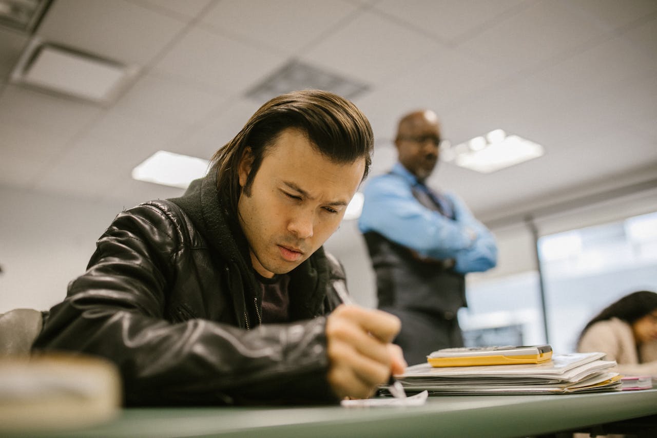 Student Cheating During an Exam