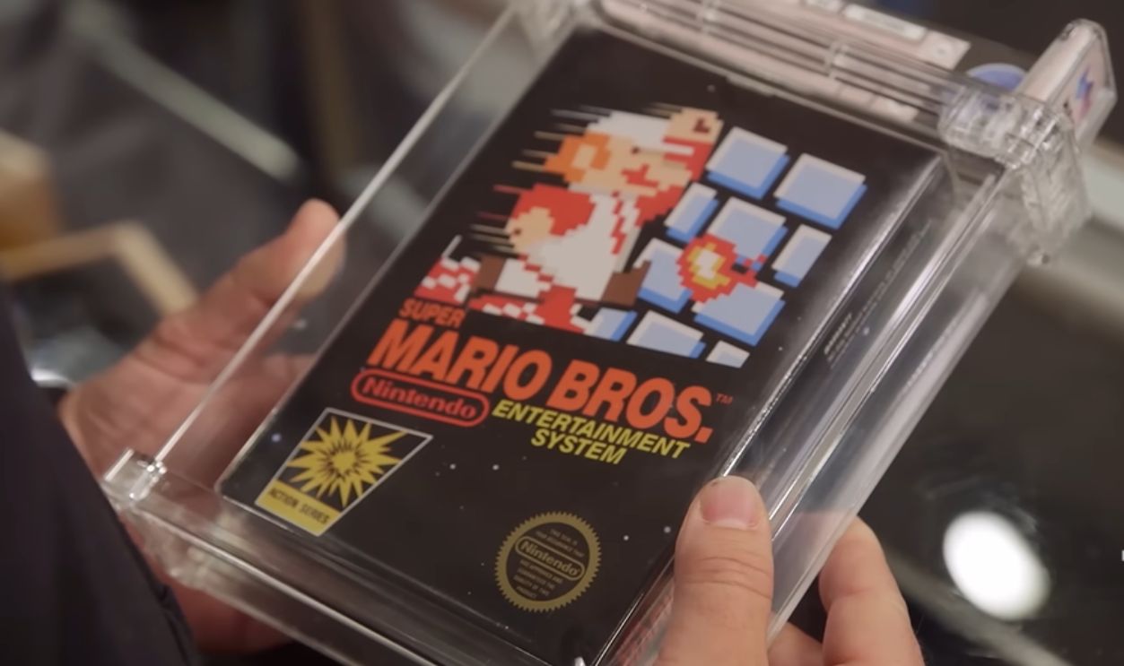 Sealed Super Mario Bros. NES Game