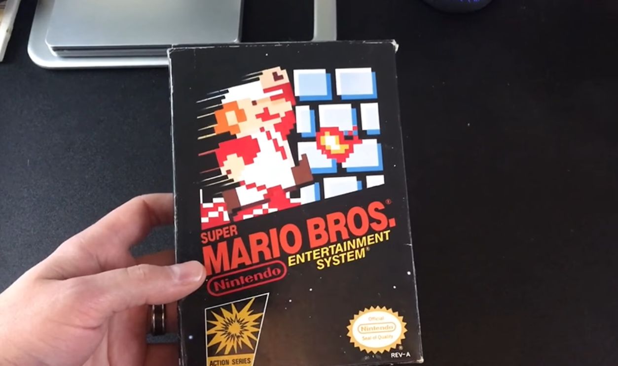 Sealed Super Mario Bros. NES Game