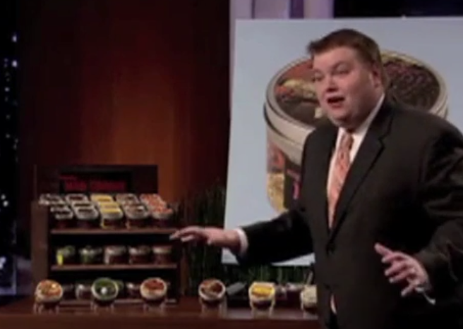 A screenshot of the TV show Shark Tank