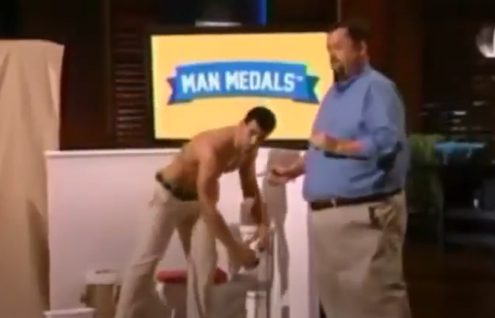 A screenshot of the TV show Shark Tank