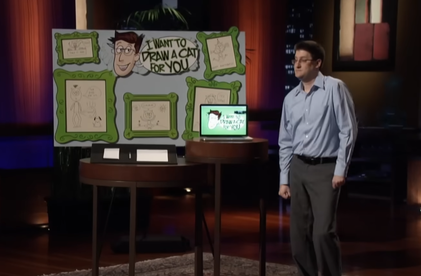 A screenshot of the TV show Shark Tank